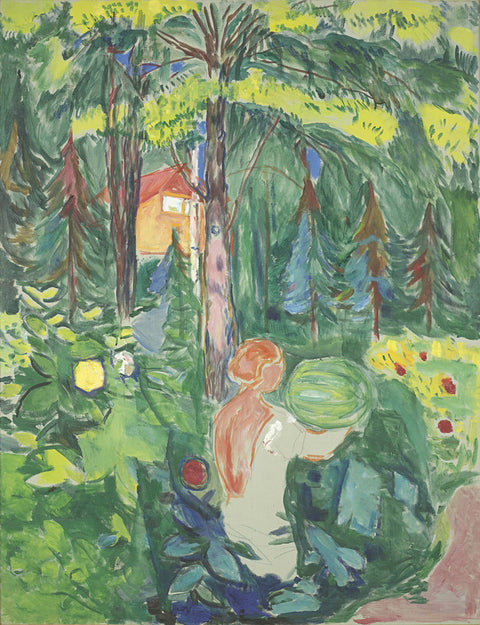 Woman with Pumpkin