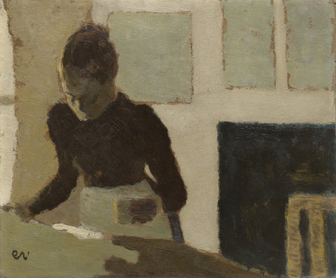 Woman Ironing