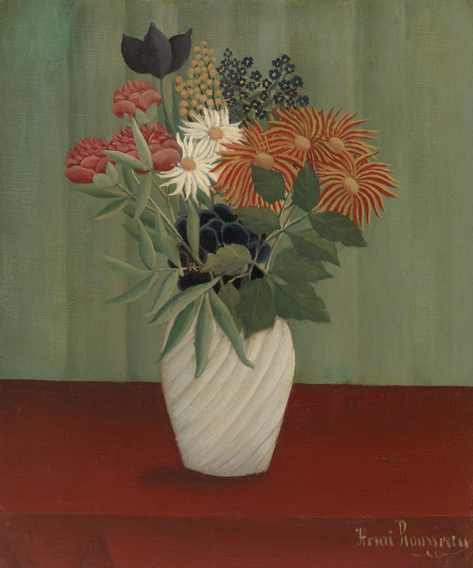 Bouquet of Flowers with China Asters and Tokyos (Bouquet de fleurs aux reines-marguerites et aux tokyos)