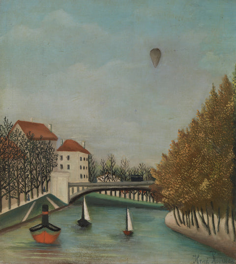 View of the Quai d'Asnières (Vue du quai d'Asnières)