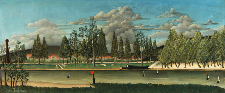View of the Quai d'Asnières (Vue du quai d'Asnières)