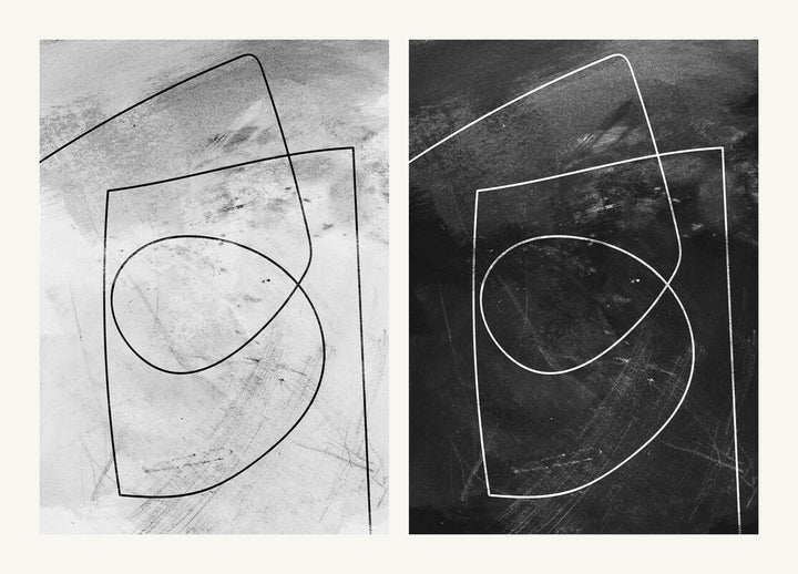 Diptych — Minimal Line 2 × Minimal Line 1