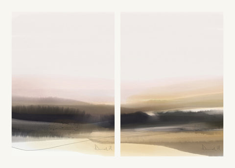 Diptych — Forest View 1 × Forest View 2