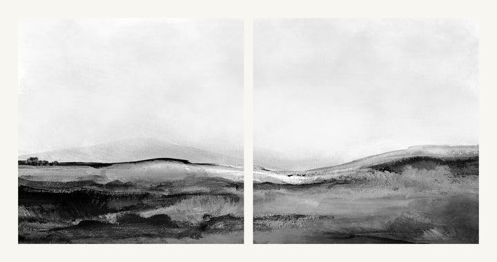 Diptych — Mono Landscape 1 × Mono Landscape 2