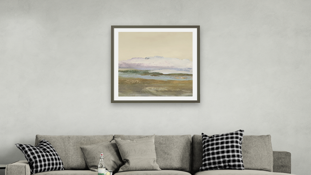 Element by Dan Hobday, shown at 32 × 32 in (81.3 × 81.3 cm) in Ramino Satin Black, living