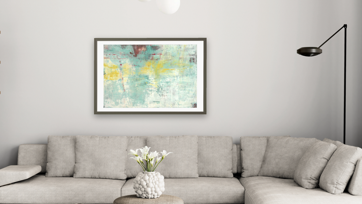 No. 175 by Michelle Oppenheimer, shown at 28 × 42 in (71.1 × 106.7 cm) in Ramino Satin Black, living