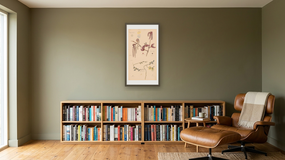 moma0018.tif by Hilma af Klint, shown at 20 × 40 in (50.8 × 101.6 cm) in Ramino Satin Black, library