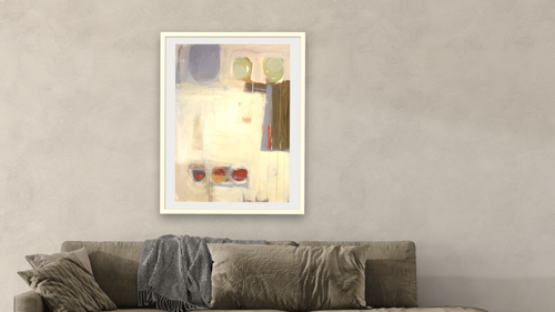 Acreage, shown at 30 × 40 in (76.2 × 101.6 cm) in Ramino Opaque White, living [arteriel-render:v6:room_a:30x40@42,39]