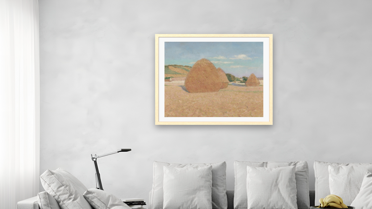 Studies of an Autumn Day by John Leslie Breck, shown at 32 × 40 in (81.3 × 101.6 cm) in Arber Natural, living