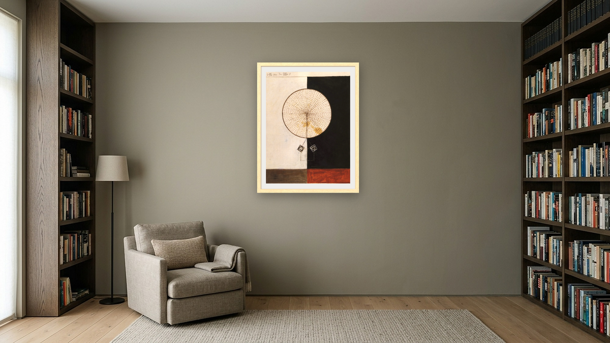 Series VII, No. 5 by Hilma af Klint, shown at 30 × 40 in (76.2 × 101.6 cm) in Arber Natural, library