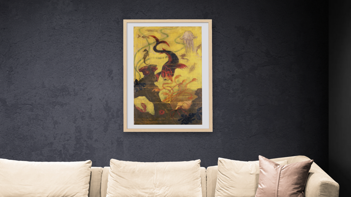Poissons Et Crustacaes by Paul Elie Ranson, shown at 28 × 42 in (71.1 × 106.7 cm) in Arber Natural, living