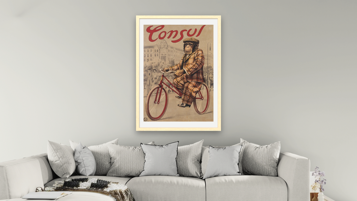 Consul Poster by Unknown, shown at 28 × 42 in (71.1 × 106.7 cm) in Arber Natural, living
