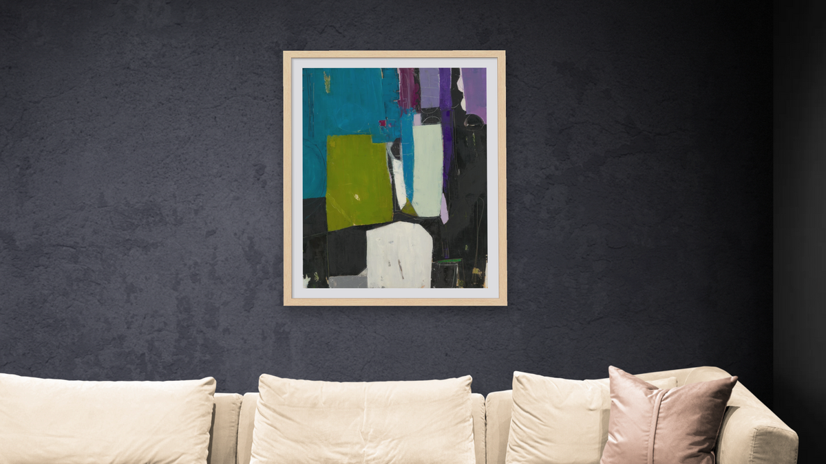 Night by Louise Gaskill, shown at 30 × 40 in (76.2 × 101.6 cm) in Arber Natural, living