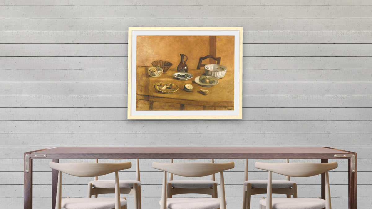 Still Life by André Derain, shown at 32 × 40 in (81.3 × 101.6 cm) in Arber Natural, dining