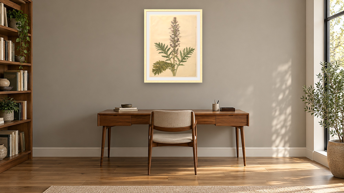 Acanthus mollis by Johannes Simon Holtzbecher, shown at 30 × 40 in (76.2 × 101.6 cm) in Arber Natural, library