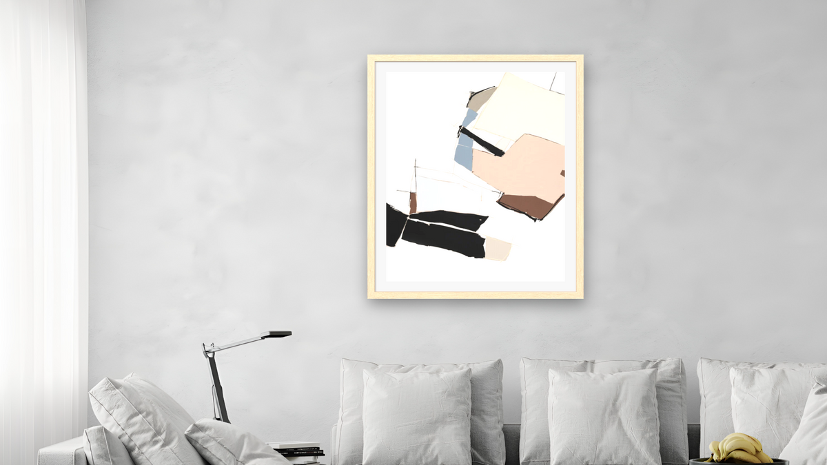 Mer Venteusse by Holly Addi, shown at 32 × 40 in (81.3 × 101.6 cm) in Arber Natural, living