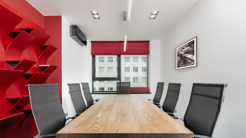 484 LS Out, C&TS 484 by Gordon Osmundson, shown at 31 × 40 in (78.7 × 101.6 cm) in Arber Light Walnut, office [arteriel-render:v6:room_a:31x40]