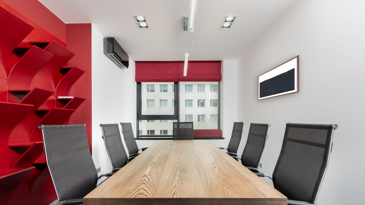 Deep Sea by Dan Hobday, shown at 30 × 42 in (76.2 × 106.7 cm) in Arber Light Walnut, office