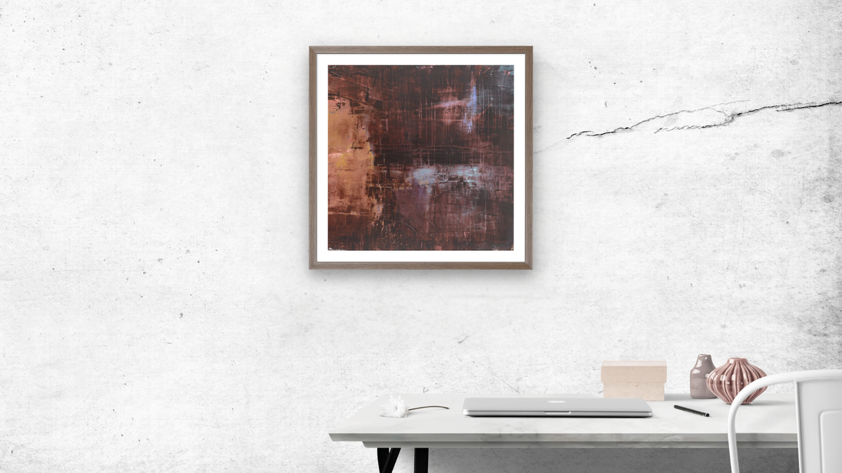 No. 176, shown at 32 × 32 in (81.3 × 81.3 cm) in Arber Light Walnut, office