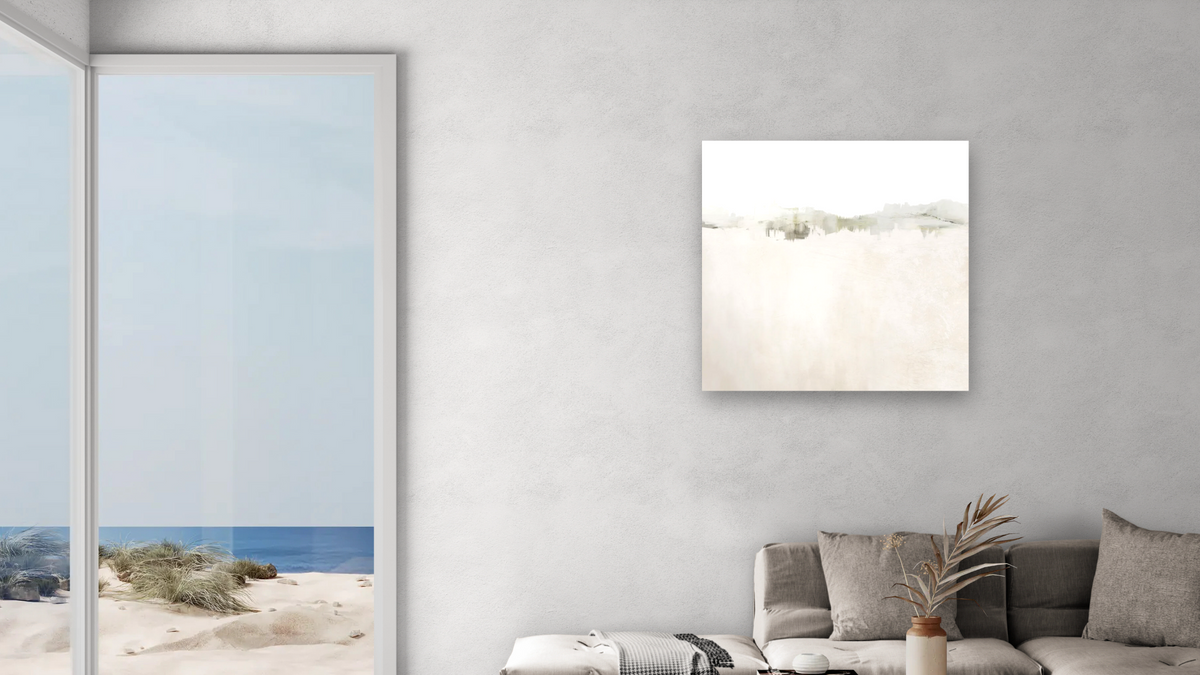 Changes by Dan Hobday, shown at 32 × 32 in (81.3 × 81.3 cm) as gallery-wrapped canvas, living
