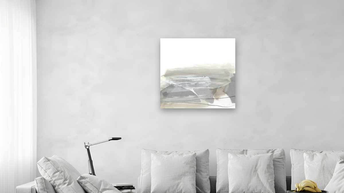 Nors by Dan Hobday, shown at 32 × 32 in (81.3 × 81.3 cm) as gallery-wrapped canvas, living