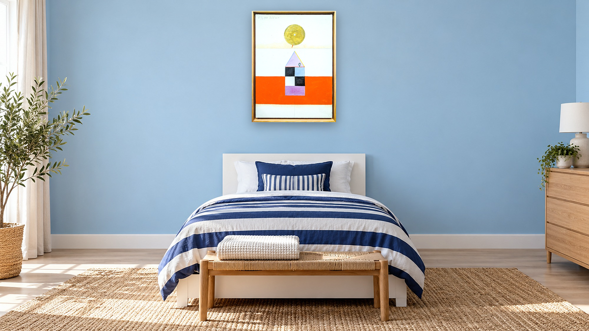 Series V, No. 5 by Hilma af Klint, shown at 30 × 40 in (76.2 × 101.6 cm) as gallery-wrapped canvas, kids' room