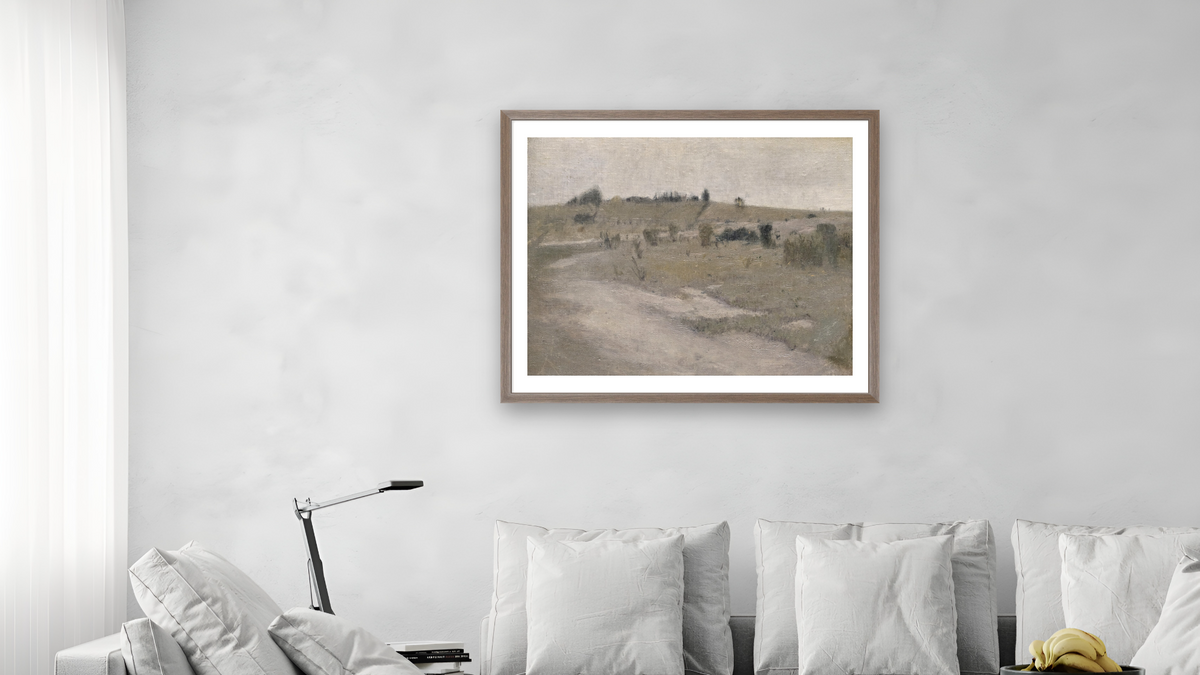 Templestowe by David Davies, shown at 32 × 40 in (81.3 × 101.6 cm) in Arber Light Walnut, living