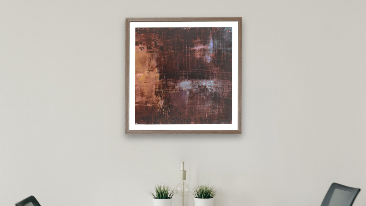No. 176, shown at 32 × 32 in (81.3 × 81.3 cm) in Arber Light Walnut, boardroom